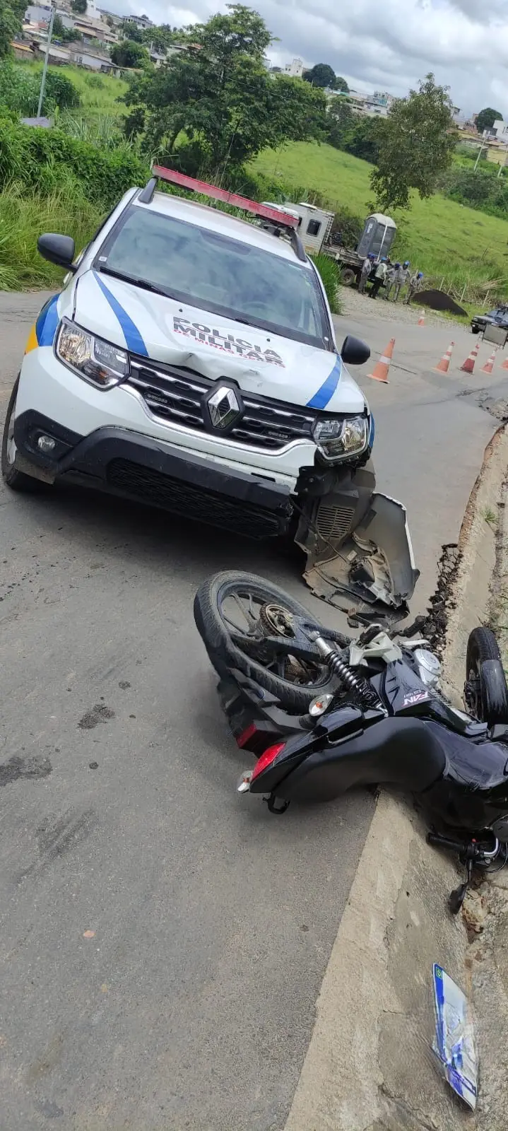 Homem é preso com moto furtada após perseguição policial