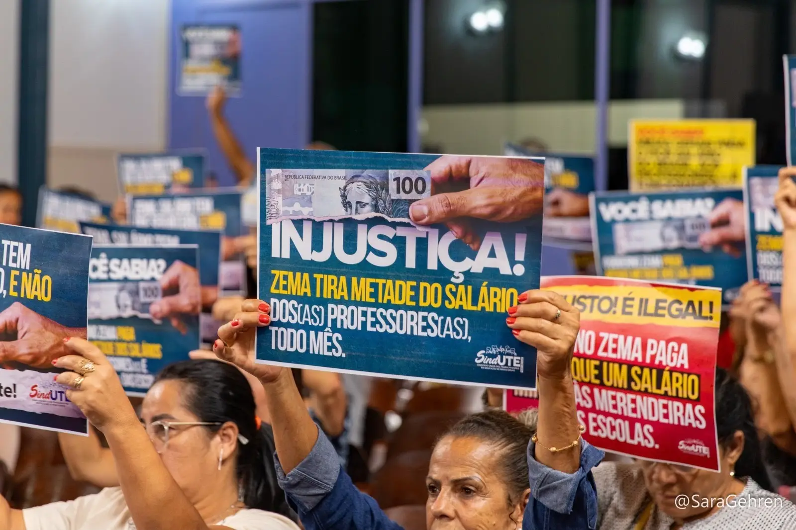 Rede estadual de ensino paralisa atividades e luta por mais valorização
