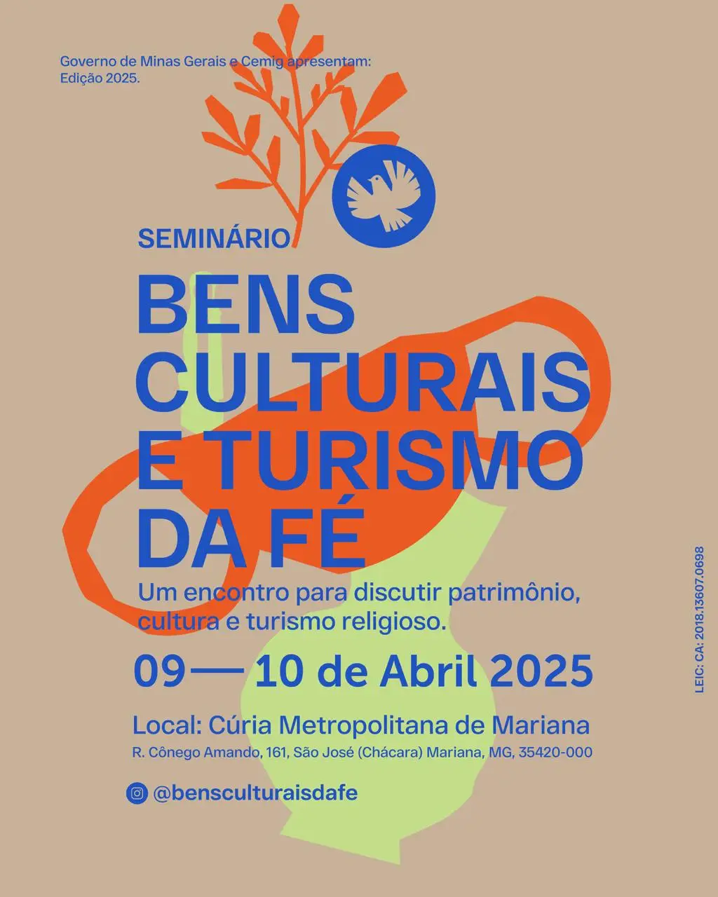 Mariana sedia a primeira edição do Seminário Bens Culturais e Turismo da Fé