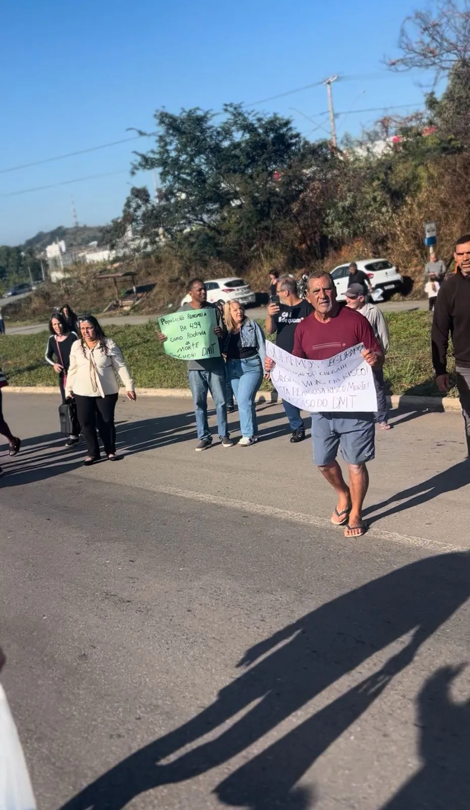 Moradores reivindicam melhorias da BR-494