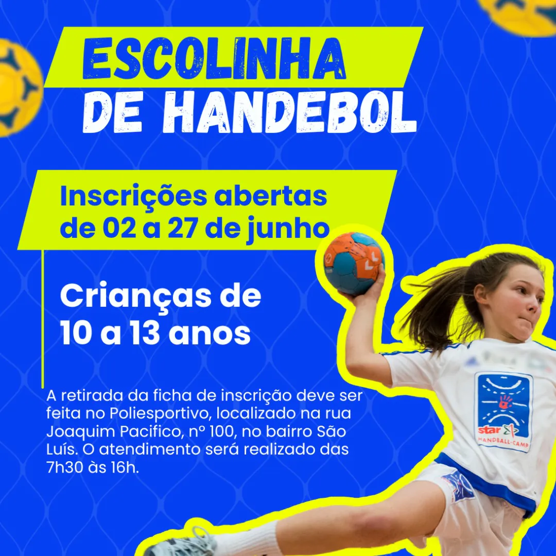Escolinha de Esporte de Cajuru abre inscrições para treinos de handebol