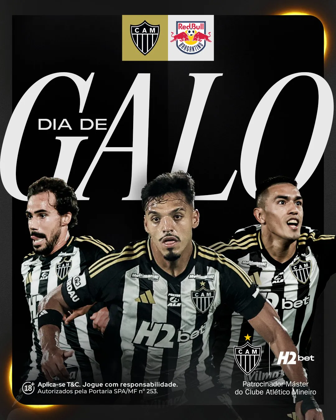Atlético-MG enfrenta o Red Bull Bragantino neste domingo