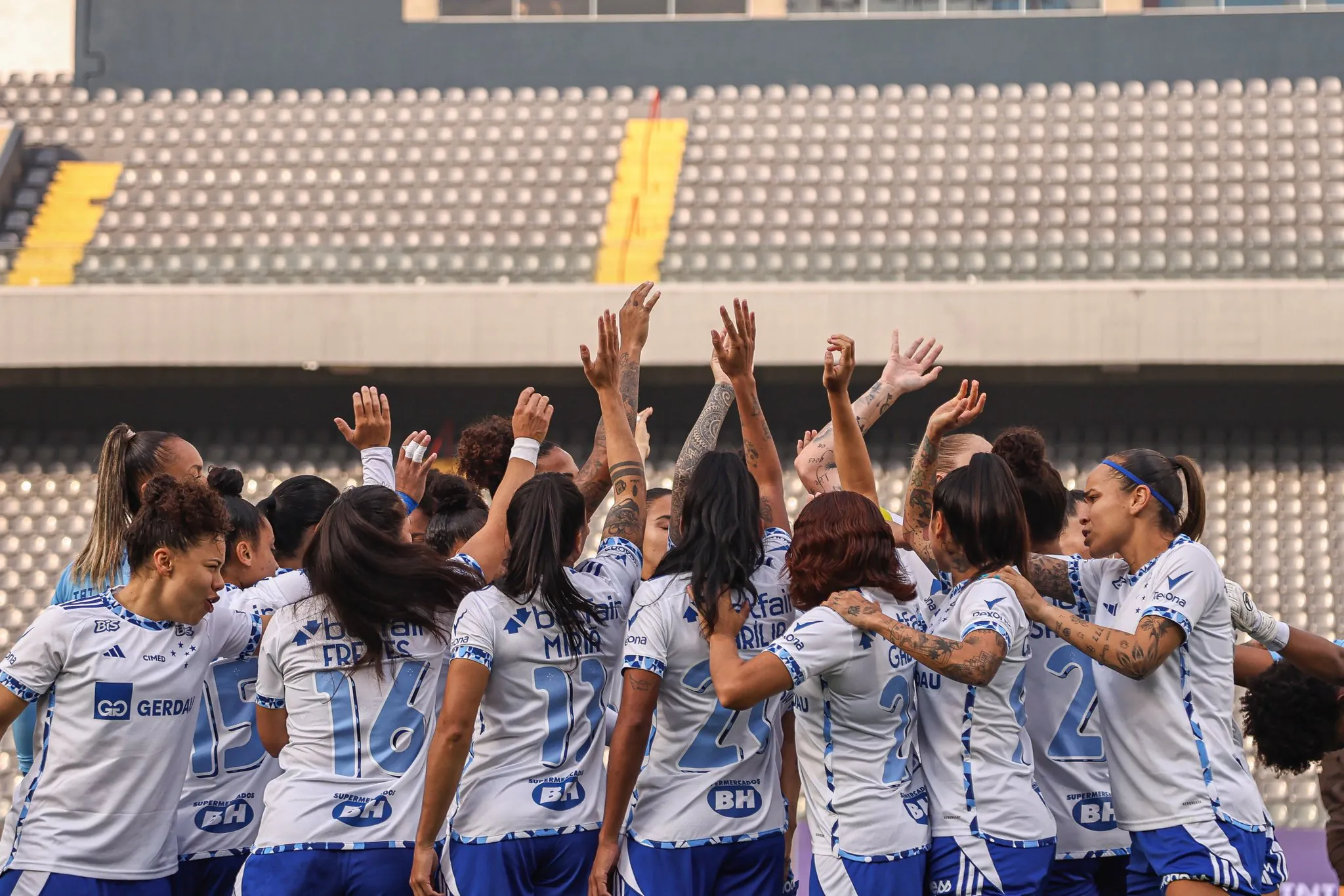 Cruzeiro enfrenta Palmeiras na semifinal do Brasileirão Feminino
