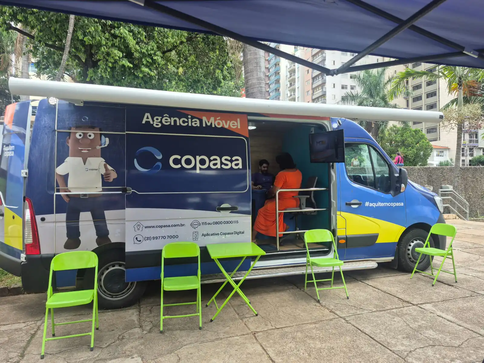 Agência Móvel da Copasa vai atender moradores do Vila das Roseiras