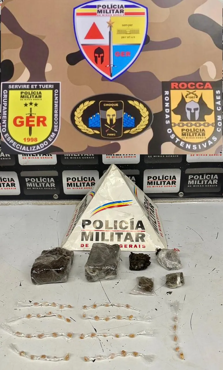 PM prende homem por tráfico de drogas no Aglomerado da Lajinha, em Divinópolis
