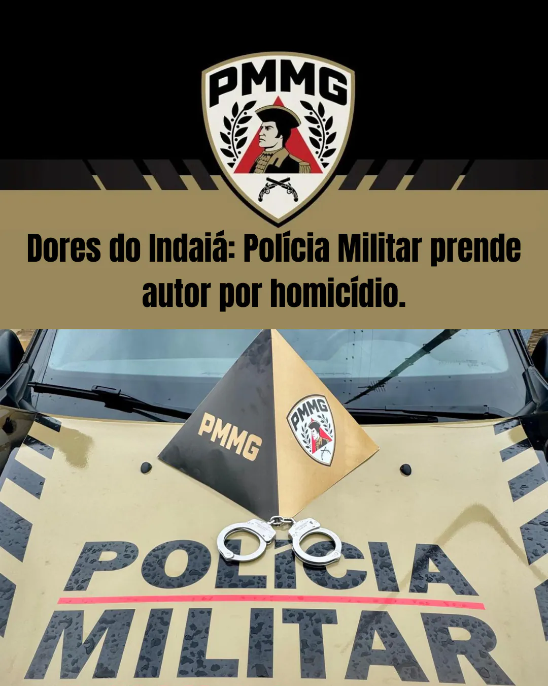 Polícia prende homem por homicídio a facadas em Dores do Indaiá
