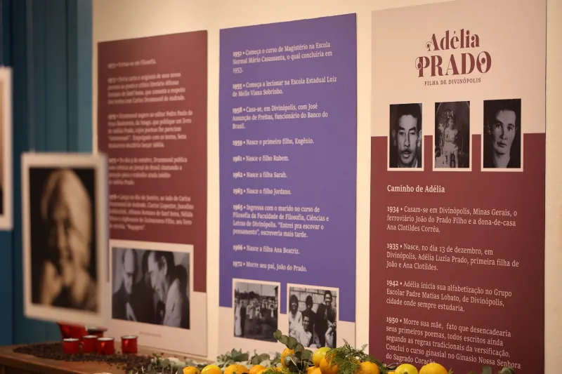 Oficina transforma poesia de Adélia Prado em bordados